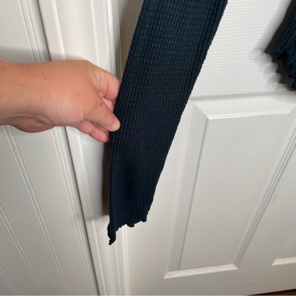 Free People Make It Easy Thermal Top in Black S - Picture 8 of 15